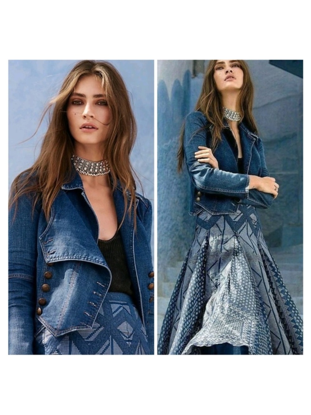 Free People Denim Jacket- Size S